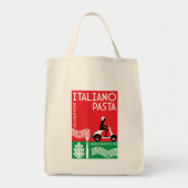 Italiaanse pasta kunst tote bag (Voorkant)