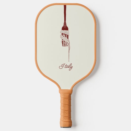 Italiaanse pasta pickleball paddle (Voorkant)