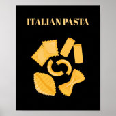 Italiaanse pasta poster (Voorkant)