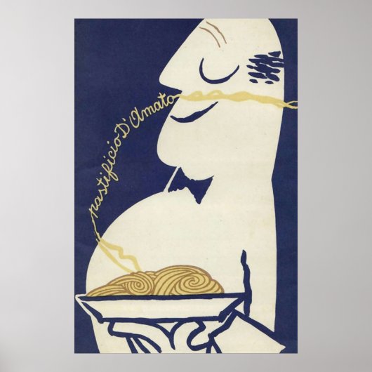  Italiaanse pasta Poster (Voorkant)