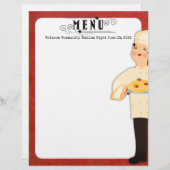 Italiaanse pasta spaghetti-letterkop voor dames (Voorkant / Achterkant)