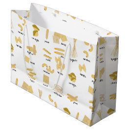 Italiaanse pasta vormen & namen patroon groot cadeauzakje