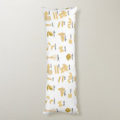 Italiaanse pasta vormen & namen patroon lichaamskussen (Achterkant (Verticaal))