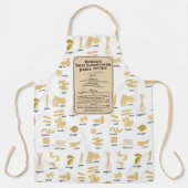 Italiaanse Pasta Vormen & Namen Recept Nonna Keeps Schort (Voorkant)