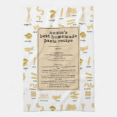 Italiaanse Pasta Vormen & Namen Recept Nonna Keeps Theedoek (Verticaal)