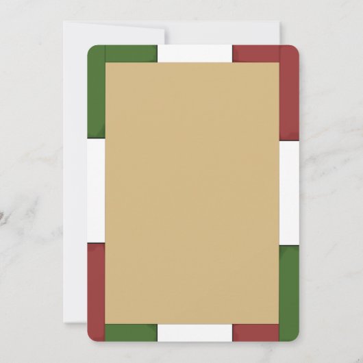 Italiaanse pastei kaart (Achterkant)