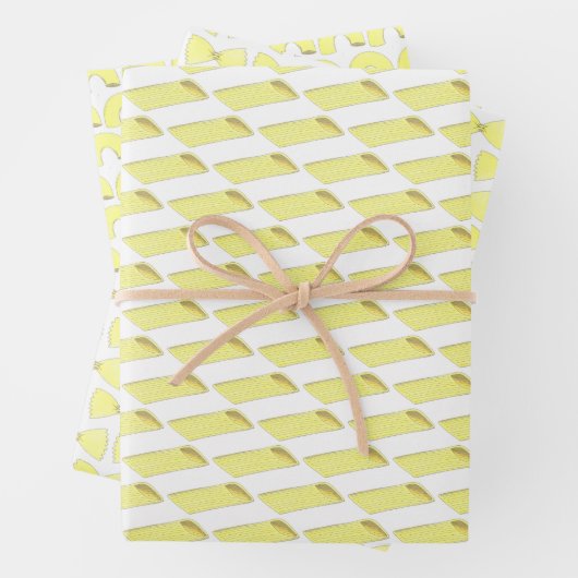 Italiaanse pastei Shapes Penne Bowtie Elbow Macaro Inpakpapier Vel (In situ)