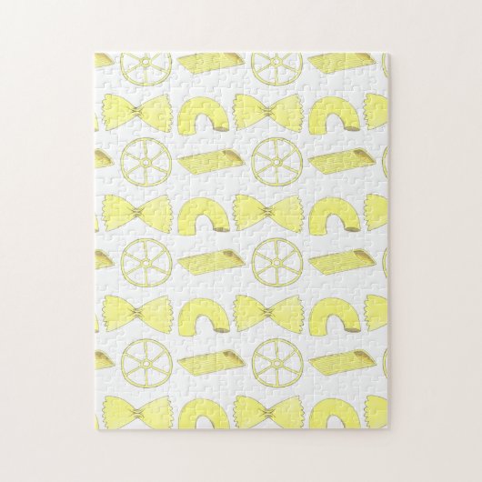 Italiaanse pastei Shapes Penne Bowtie Elbow Macaro Legpuzzel (Verticaal)