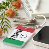 Italiaanse Peetvaders: Uno van Numero van Padrino Sleutelhanger (Voorkant Rechts)