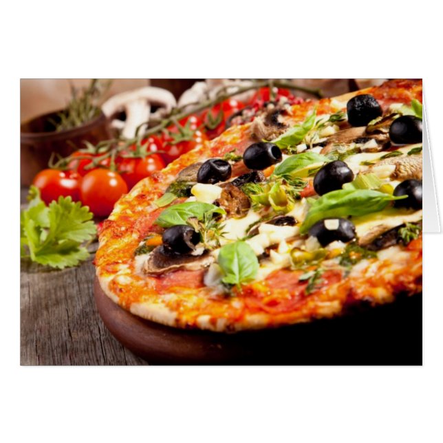 Italiaanse pizza (Voorkant Horizontaal)