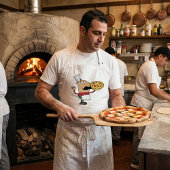 Italiaanse Pizza Chef Standaard Schort
