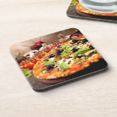 Italiaanse pizza drankjes onderzetter (Linkerzijde)