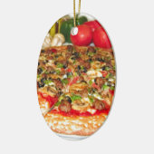 Italiaanse Pizza Keramisch Ornament (Links)
