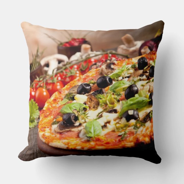 Italiaanse pizza kussen (Voorkant)