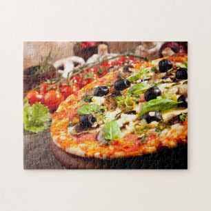 Italiaanse pizza legpuzzel