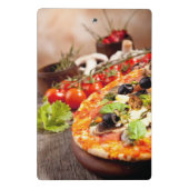 Italiaanse pizza mini klembord (Achterkant)