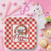 Italiaanse Pizza Papieren Bordje (Feest)