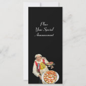 ITALIAANSE PIZZA PARTIJ,PIZERIA,oranje,zwart (Achterkant)