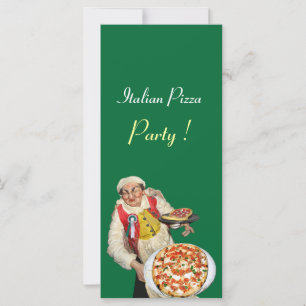ITALIAANSE PIZZA PARTIJ,PIZERIA,zwart,groen