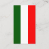 Italiaanse pizza Pepperoni-winkel of restaurant Visitekaartje (Achterkant)