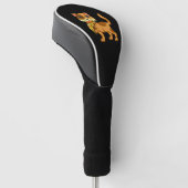 Italiaanse Pizza Pie Kat Liefhebber Kat Fluisteraa Golfheadcover (Schuin)