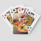 Italiaanse pizza speelkaarten (Achterkant)