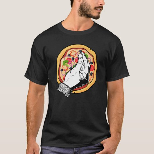 Italiaanse pizza-vakantie t-shirt (Voorkant)
