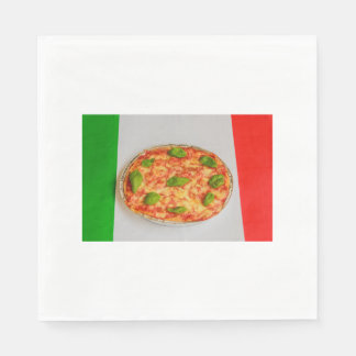 ITALIAANSE PIZZA WITTE LUNCH PAPieren SERVETTEN