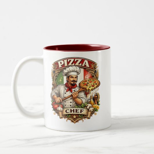 Italiaanse pizzachef mok – Grappige pizzaliefhebbe (Links)