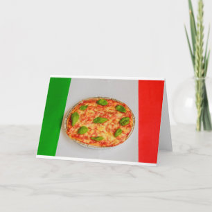 italiaanse pizzauitnodigingskaart