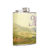 Italiaanse platteland wijnmakerij Monogram Whiskey Heupfles (Rechts)