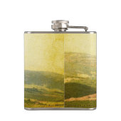 Italiaanse platteland wijnmakerij Monogram Whiskey Heupfles (Achterkant)