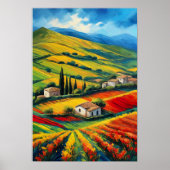 Italiaanse plattelandsdromen poster (Voorkant)