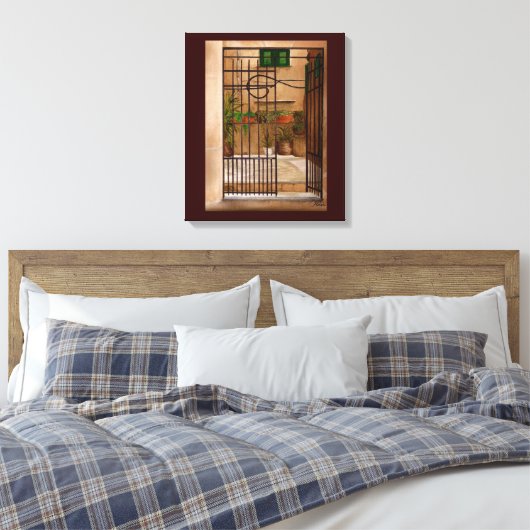 Italiaanse Poort Canvas Afdruk (Insitu (Slaapkamer))