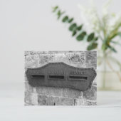 Italiaanse postbus-postkaart briefkaart (Staand voorkant)