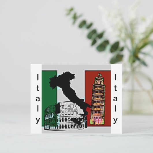 Italiaanse postkaart (Staand voorkant)