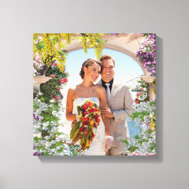 Italiaanse prachtige omgeving canvas afdruk