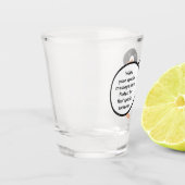 Italiaanse pratende mevrouw Pinguïn Persoonlijk  Shot Glas (Links)