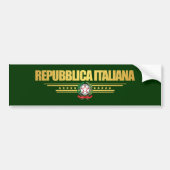 Italiaanse Pride Bumpersticker (Voorkant)