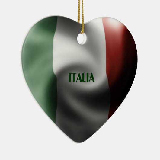 Italiaanse Pride Keramisch Ornament (Rechts)