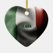 Italiaanse Pride Keramisch Ornament (Voorkant)