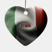 Italiaanse Pride Keramisch Ornament (Achterkant)