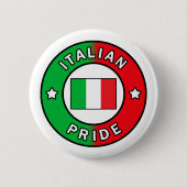 Italiaanse pride-knop ronde button 5,7 cm (Voorkant)