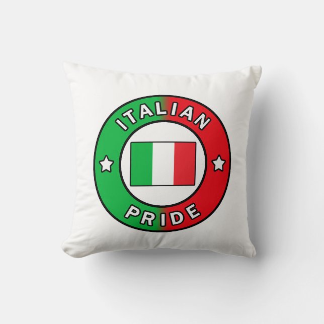 Italiaanse Pride-kussen Kussen (Voorkant)