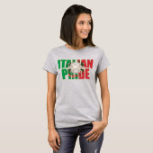 Italiaanse Pride t shirt (Voorkant volledig)