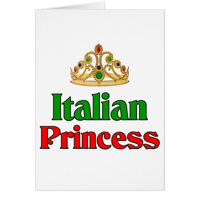 Italiaanse prinses (Voorkant)