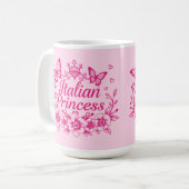 Italiaanse prinses koffiemok (Voorkant links)