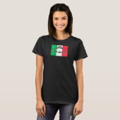 Italiaanse prinses Principessa Italië Flag Proud H T-shirt (Voorkant volledig)