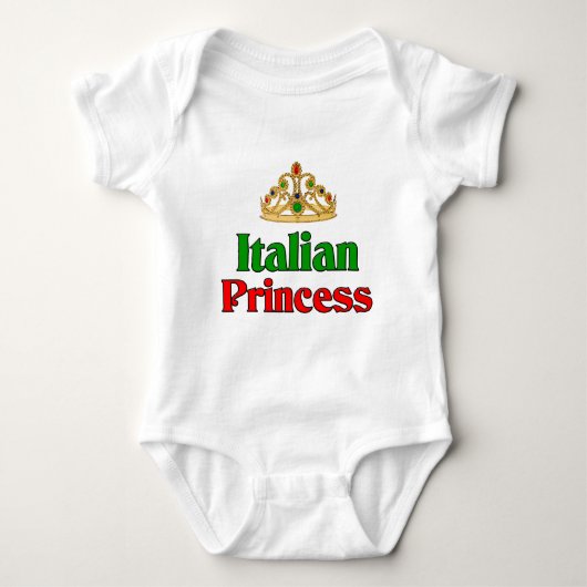 Italiaanse prinses romper (Voorkant)