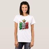 Italiaanse Prinses Tri-Blend T-shirt (Voorkant volledig)